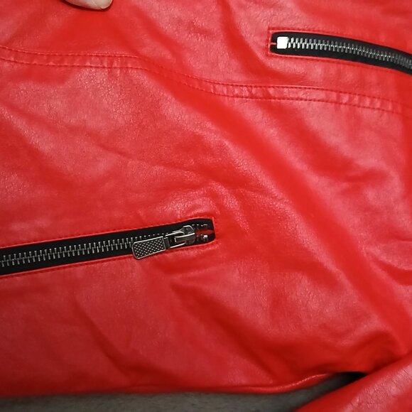 FREE SHIPPING! Beautiful Kleep Two-Tone Moto Jacket, Size Medium, Excellent, NWT - Picture 11 of 15